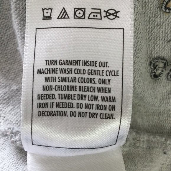 Disney Parks Minnie Bow Gray cut-out SweatShirt S - Picture 8 of 8